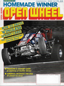 OPEN WHEEL 1990 APR - WINGLESS SPRINT CARS, PARSONS & CHAMP CARS, STEVE STAPP